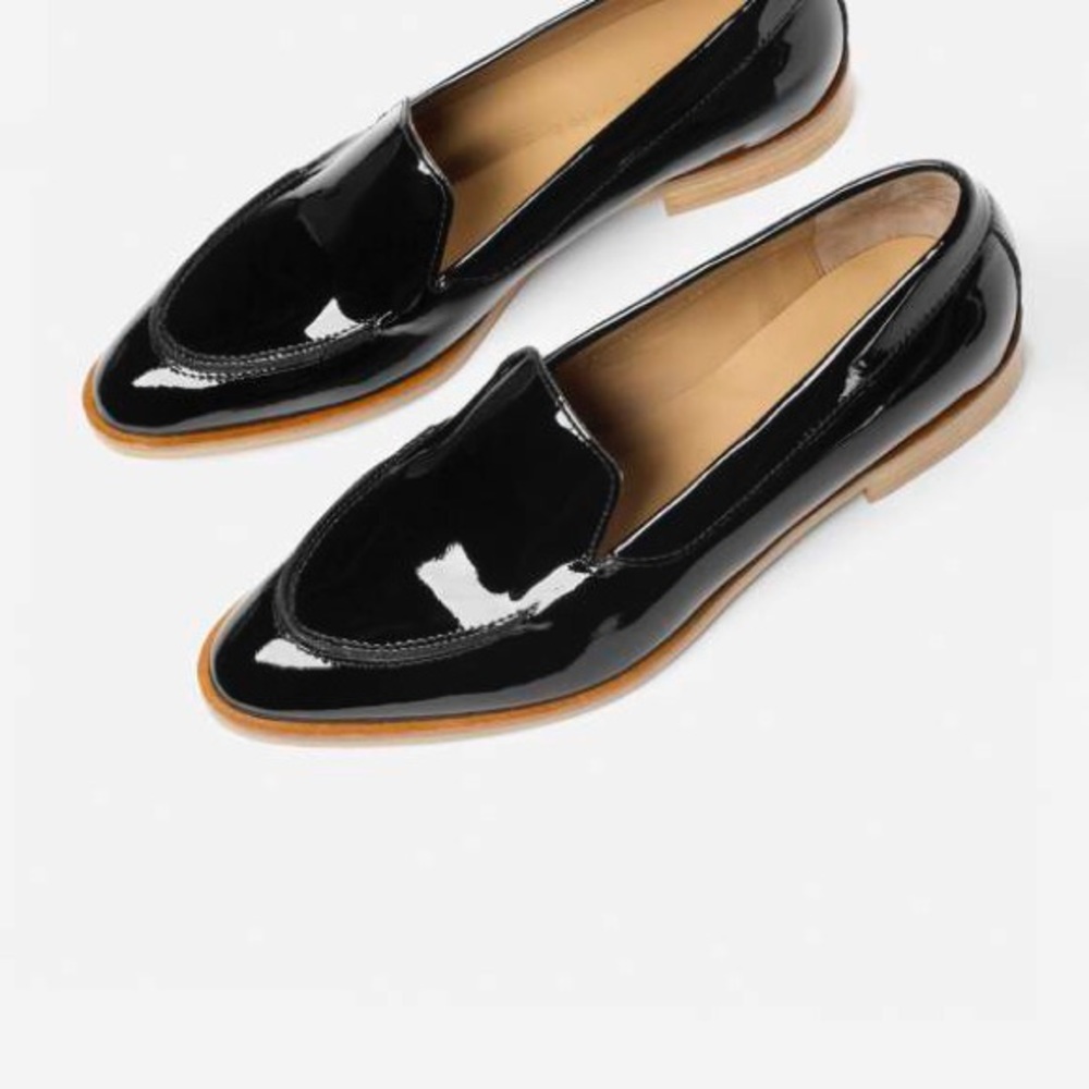 Everlane patent loafer
